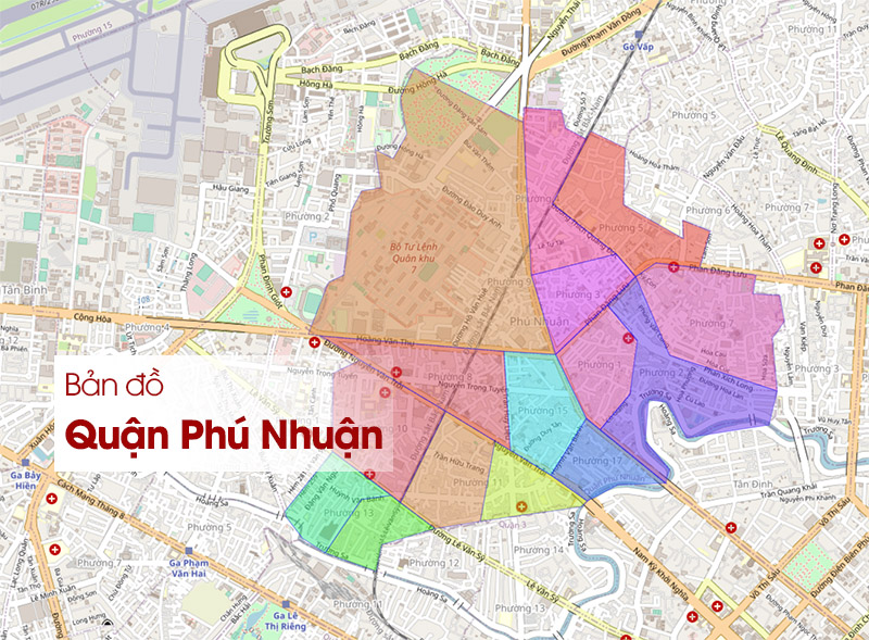 Bản đồ Quận Phú Nhuận, TPHCM - Cập nhật 2024