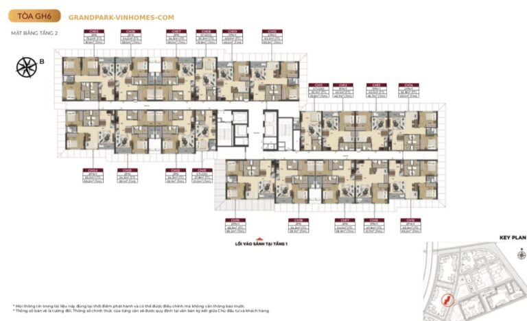 Căn hộ 2PN, Hoàn thiện cơ bản, Glory Heights