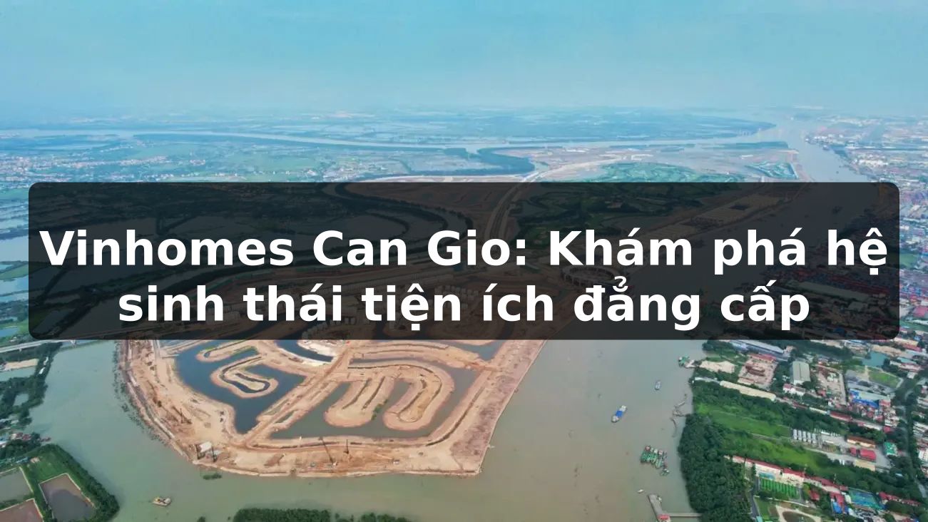 Vinhomes Can Gio: Khám phá hệ sinh thái tiện ích đẳng cấp